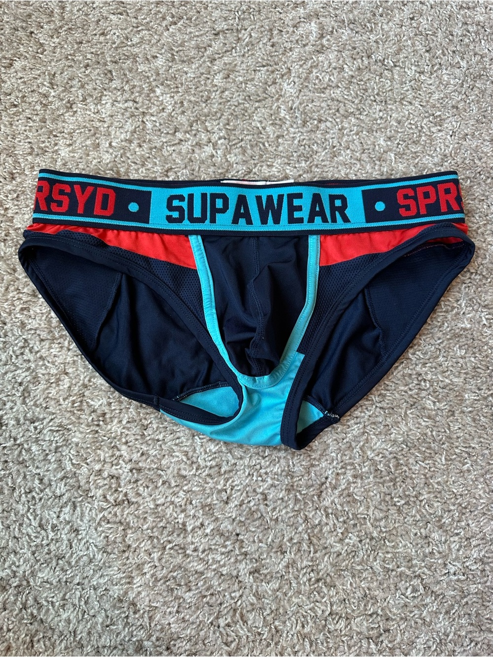 Supawear Men’s blue & Teal Briefs